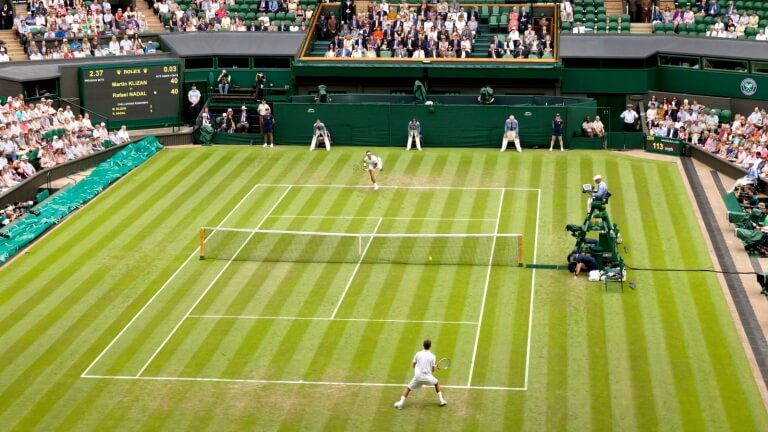 Suasana turnamen saat Wimbledon 2019